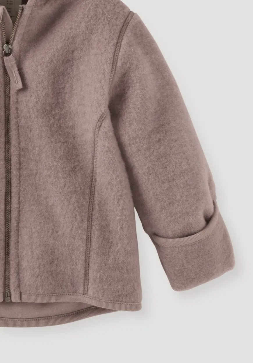 hessnatur Wollfleece Jacke aus reiner Bio-Merinowolle von| Fleece|Jacken
