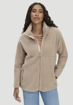 hessnatur Wollfleece Jacke Oversized aus reiner Bio-Merinowolle von|Damen Jacken & Mäntel|Fleece