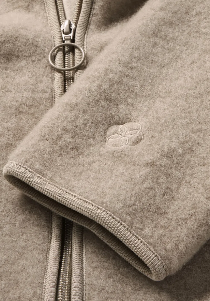 hessnatur Wollfleece Jacke Oversized aus reiner Bio-Merinowolle von|Damen Jacken & Mäntel|Fleece