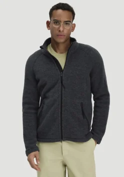 hessnatur Wollfleece Jacke Regular aus reiner Bio-Merinowolle von|Herren Jacken & Mäntel|Fleece