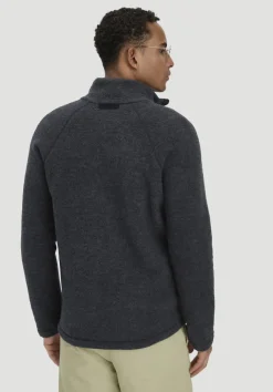 hessnatur Wollfleece Jacke Regular aus reiner Bio-Merinowolle von|Herren Jacken & Mäntel|Fleece