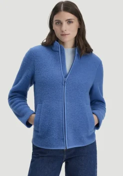 hessnatur Wollfleece Jacke Regular aus reiner Bio-Merinowolle von|Damen Jacken & Mäntel|Fleece