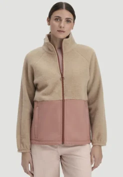 hessnatur Wollfleece Jacke Relaxed aus Bio-Merinowolle mit Bio-Baumwolle von|Damen Jacken & Mäntel|Fleece