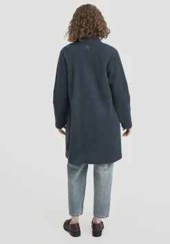 hessnatur Wollfleece Mantel Regular aus reiner Bio-Merinowolle von|Damen Jacken & Mäntel|Fleece