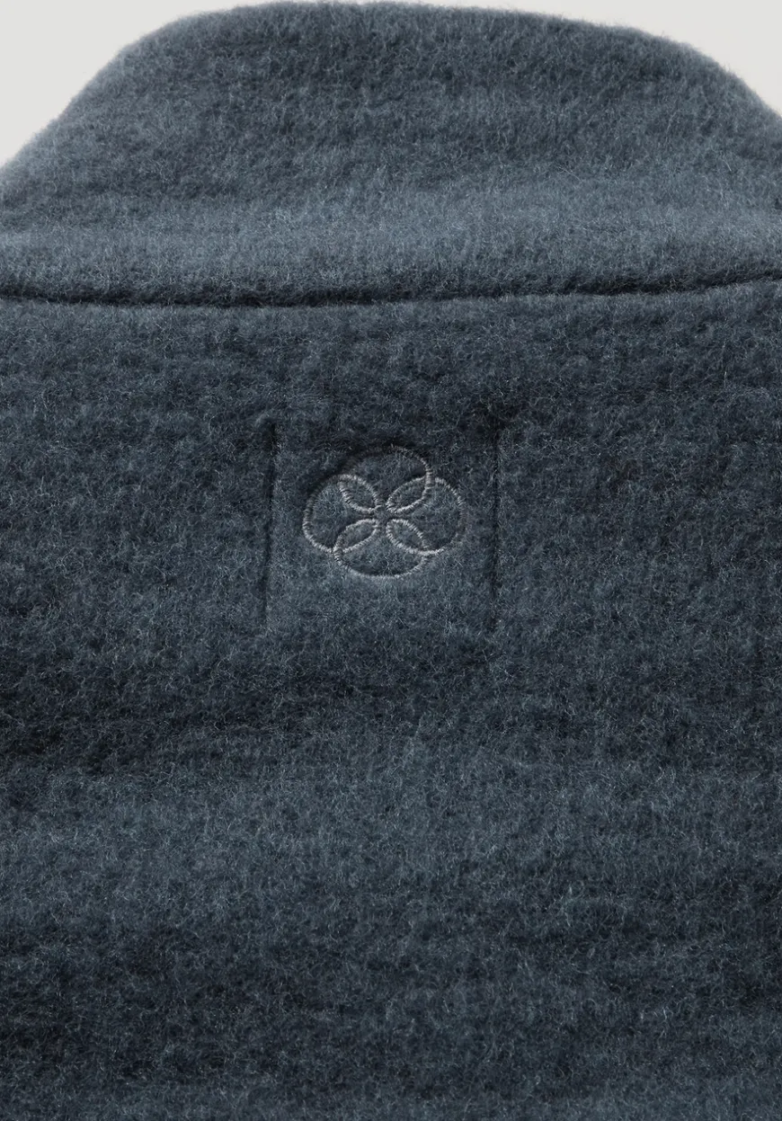 hessnatur Wollfleece Mantel Regular aus reiner Bio-Merinowolle von|Damen Jacken & Mäntel|Fleece