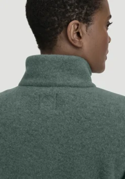 hessnatur Wollfleece Mantel Regular aus reiner Bio-Merinowolle von|Damen Jacken & Mäntel|Fleece