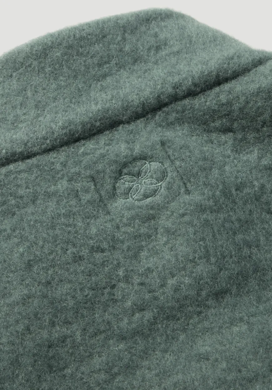 hessnatur Wollfleece Mantel Regular aus reiner Bio-Merinowolle von|Damen Jacken & Mäntel|Fleece