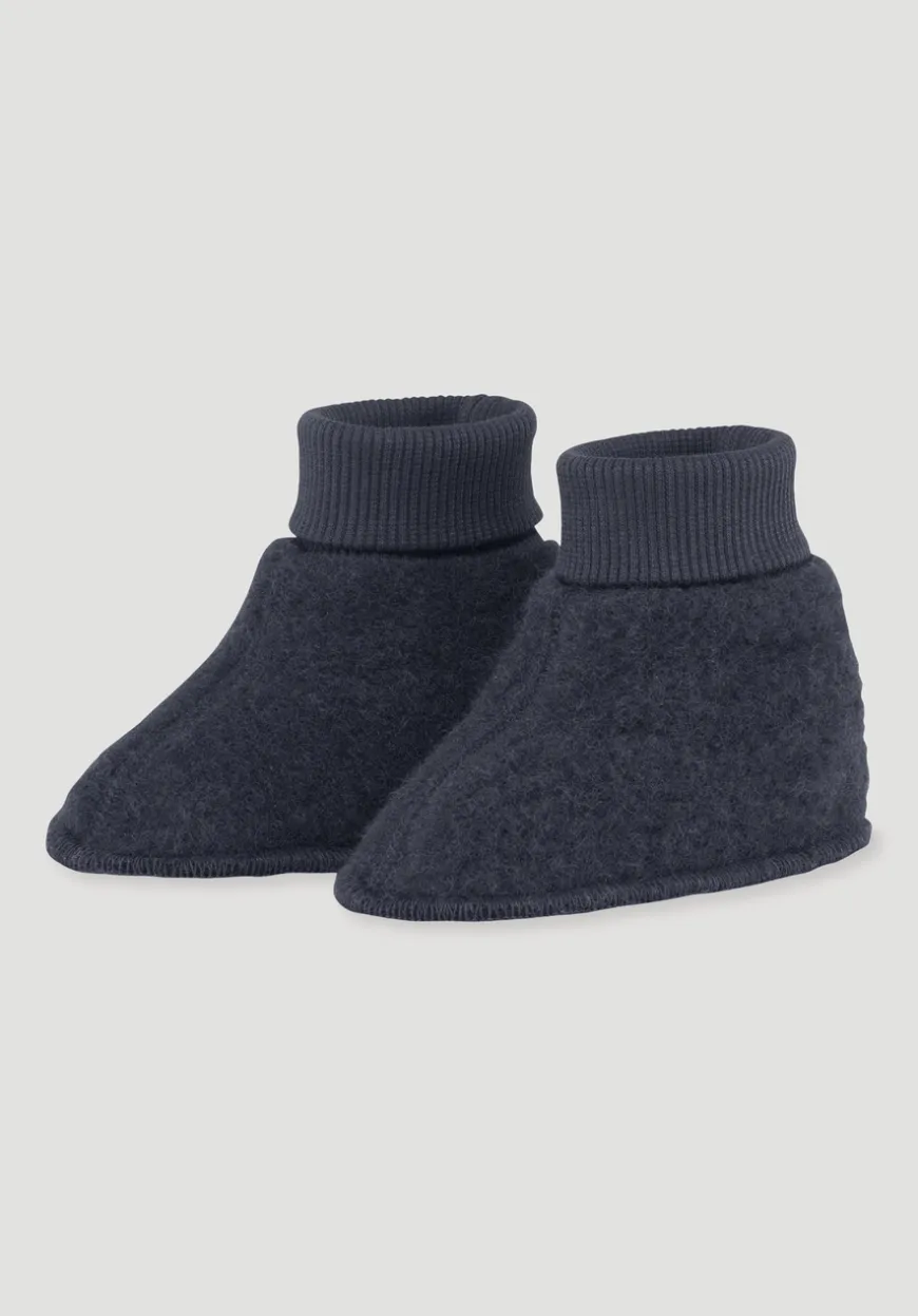 hessnatur Wollfleece Schuhe aus reiner Bio-Merinowolle von| Fleece|Hausschuhe
