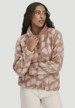 hessnatur Wollfleece Troyer Relaxed aus Bio-Merinowolle mit Bio-Baumwolle von|Damen Sweatshirts|Fleece