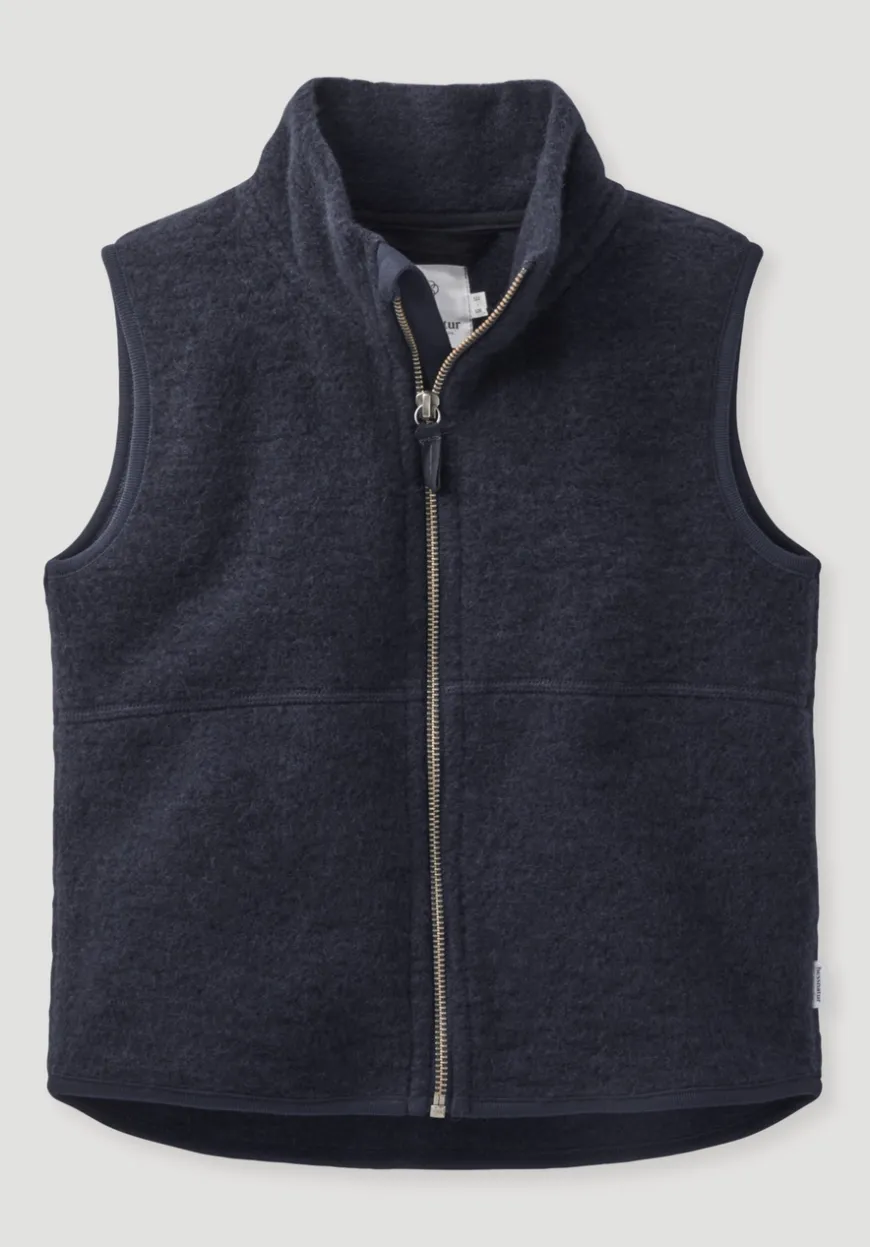 hessnatur Wollfleece Weste aus reiner Bio-Merinowolle von| Fleece|Jacken & Westen