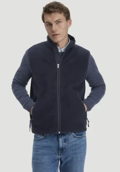 hessnatur Wollfleece Weste Regular aus reiner Bio-Merinowolle von|Herren Jacken & Mäntel|Fleece