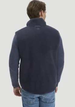 hessnatur Wollfleece Weste Regular aus reiner Bio-Merinowolle von|Herren Jacken & Mäntel|Fleece