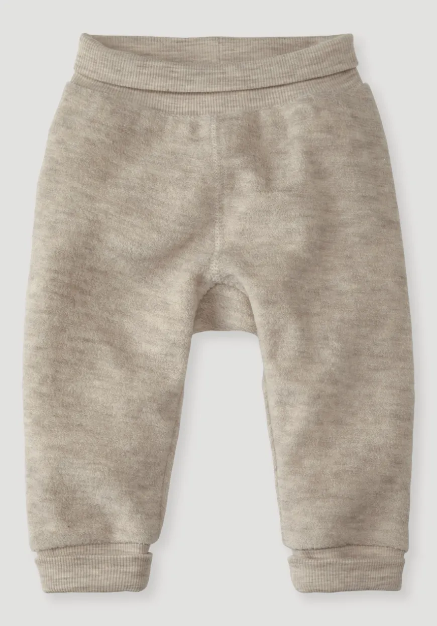 hessnatur Wollfrottee Hose aus reiner Bio-Merinowolle von| Hosen|Bio-Wollfrottee