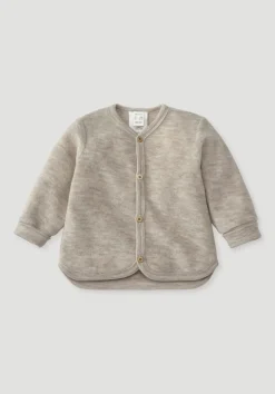 hessnatur Wollfrottee Jacke aus reiner Bio-Merinowolle von| Jacken|Bio-Wollfrottee