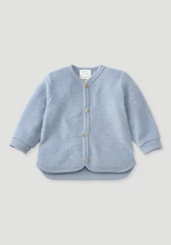 hessnatur Wollfrottee Jacke aus reiner Bio-Merinowolle von| Jacken|Bio-Wollfrottee