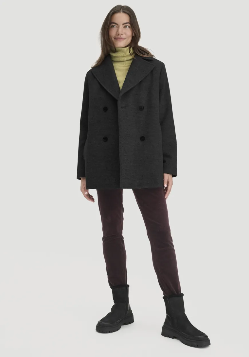 hessnatur Wolljacke Caban Relaxed aus reiner Bio-Schurwolle von|Damen Jacken & Mäntel