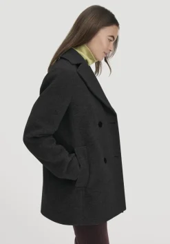hessnatur Wolljacke Caban Relaxed aus reiner Bio-Schurwolle von|Damen Jacken & Mäntel