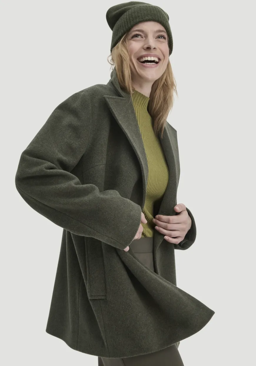 hessnatur Wolljacke Caban Relaxed aus reiner Bio-Schurwolle von|Damen Jacken & Mäntel