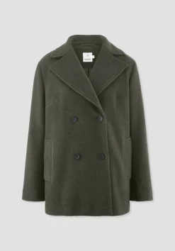 hessnatur Wolljacke Caban Relaxed aus reiner Bio-Schurwolle von|Damen Jacken & Mäntel