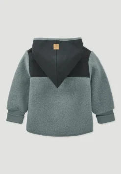 hessnatur Wollwalk Jacke aus Bio-Merinowolle mit Softshell von| Jacken|Bio-Wollwalk