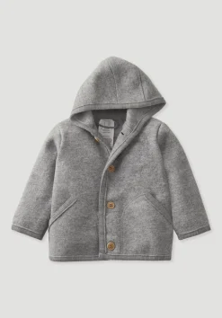 hessnatur Wollwalk Jacke aus reiner Bio-Merinowolle von| Jacken|Bio-Wollwalk