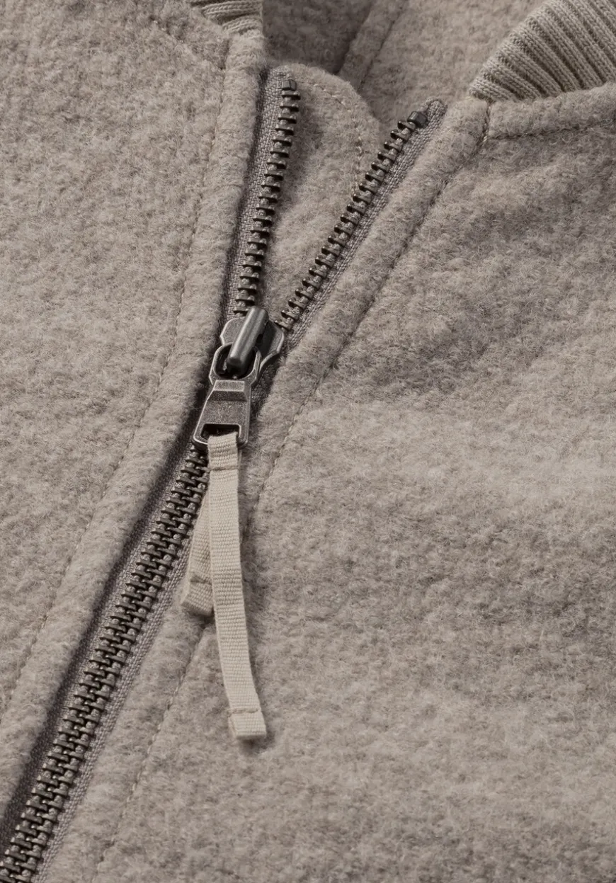 hessnatur Wollwalk Jacke Relaxed aus reiner Bio-Merinowolle von|Herren Jacken & Mäntel