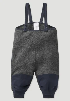 hessnatur Wollwalk Latzhose aus Bio-Merinowolle mit Nature Shell von| Hosen