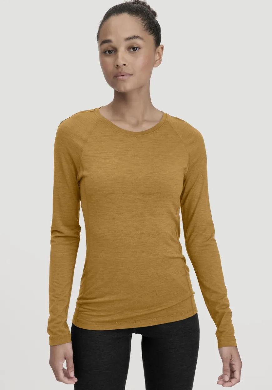 hessnatur Wool-Silk Longsleeve aus Bio-Merinowolle mit Seide von|Damen Unterhemden|Unterhemden